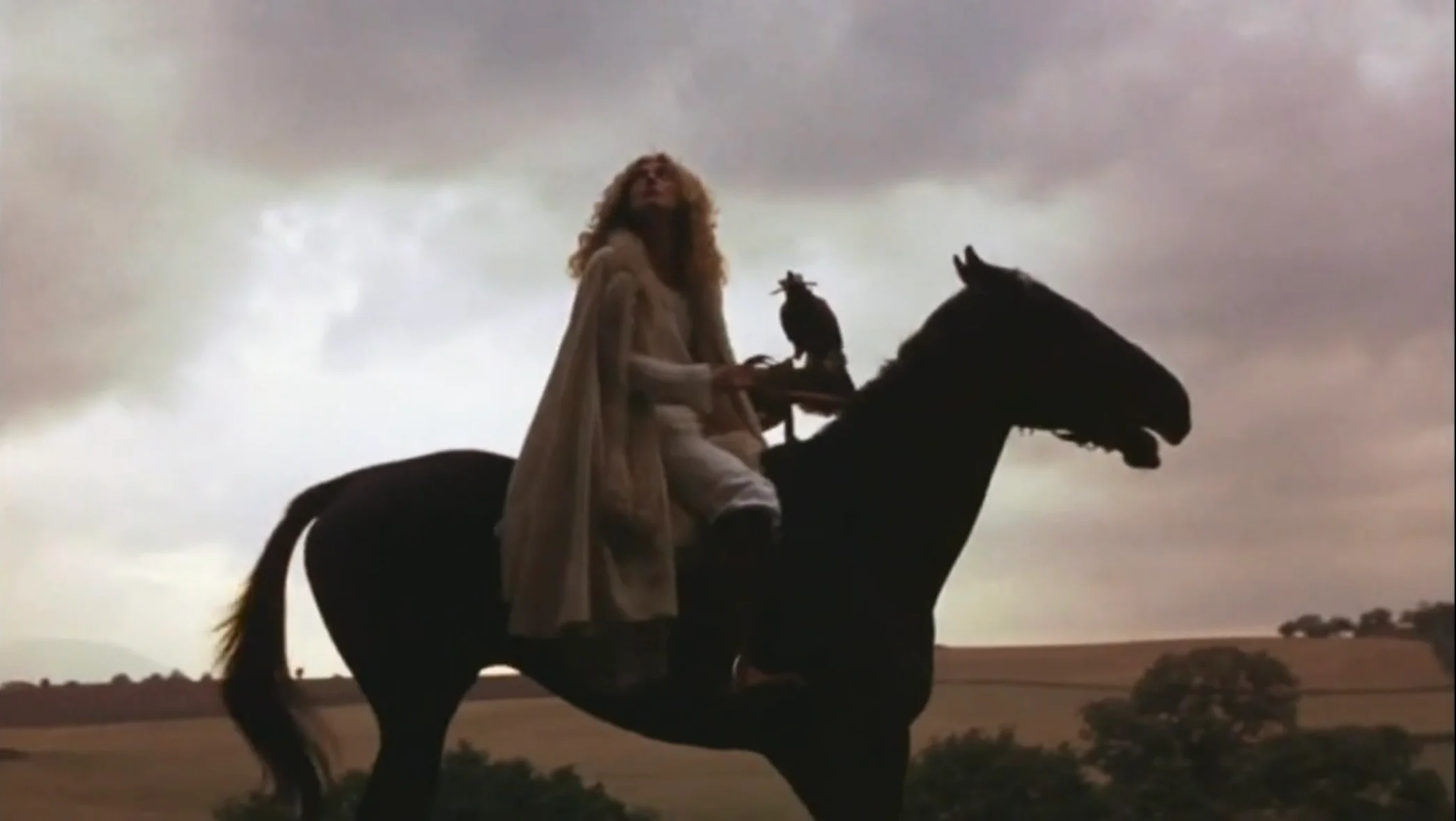Robert Plant on a horse