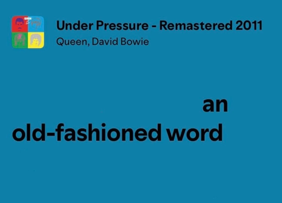 An Old-Fashioned Word